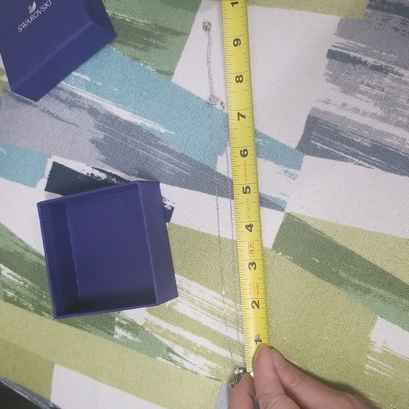 Authentic Swarovski Heart Drop Necklace EUC - Picture 7 of 14